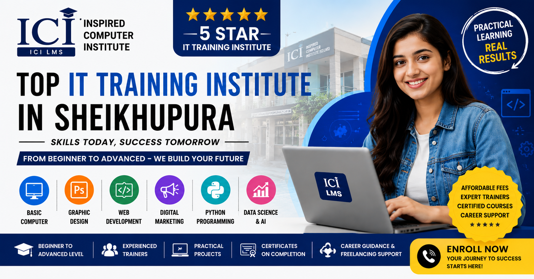 Top IT Training Institute in Sheikhupura – Inspired Computer Institute (ICI LMS) Guide
