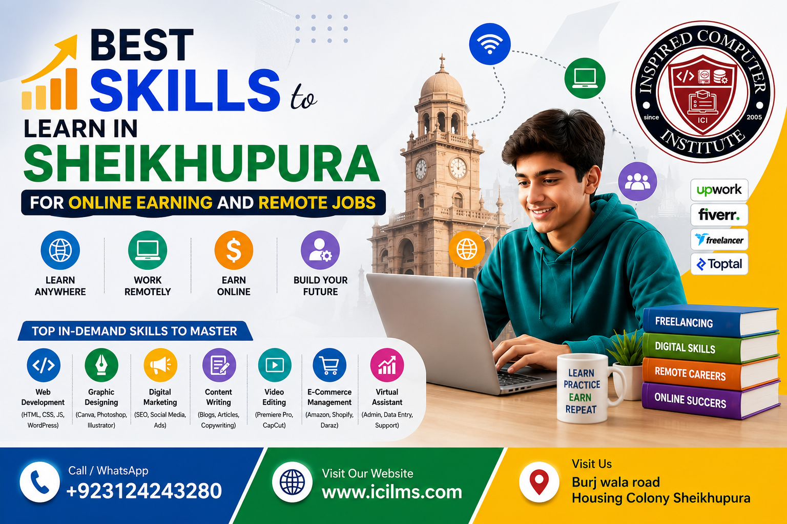 Best Skills to Learn in Sheikhupura for Online Earning and Remote Jobs