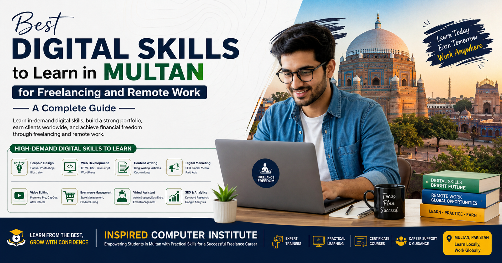 Best Digital Skills to Learn in Multan for Freelancing and Remote Work