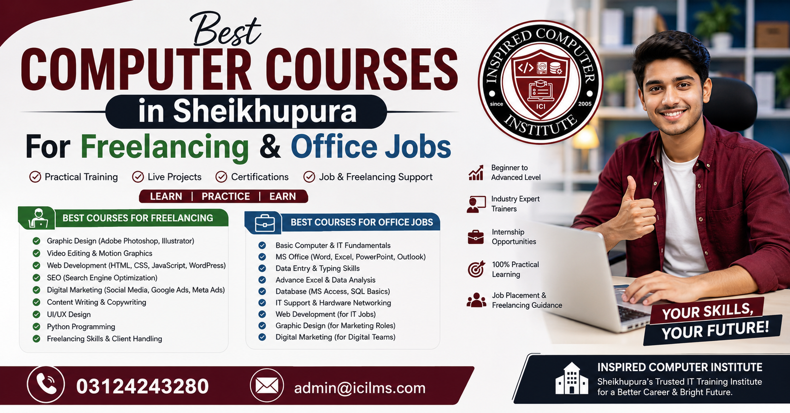 Best Computer Courses in Sheikhupura for Freelancing and Office Jobs