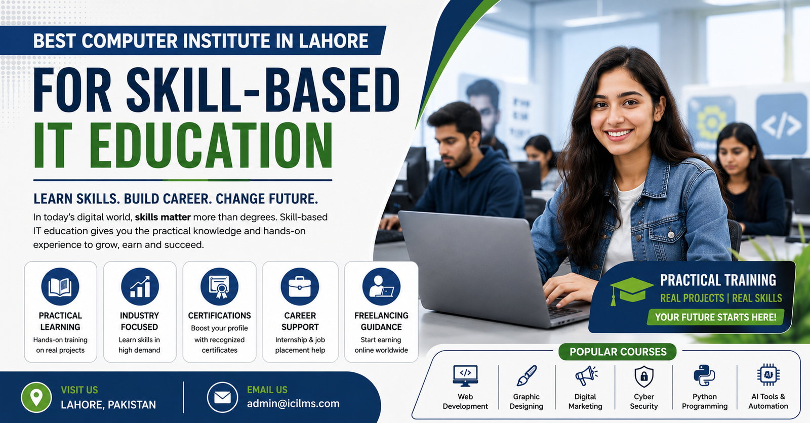 Best Computer Institute in Lahore for Skill-Based IT Education
