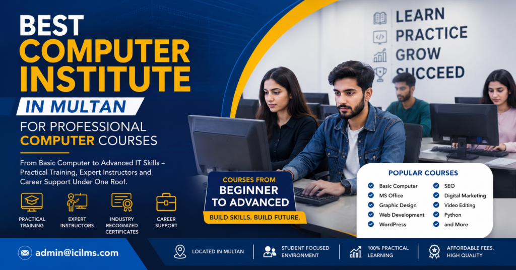 Best Computer Institute in Multan for Professional Computer Courses