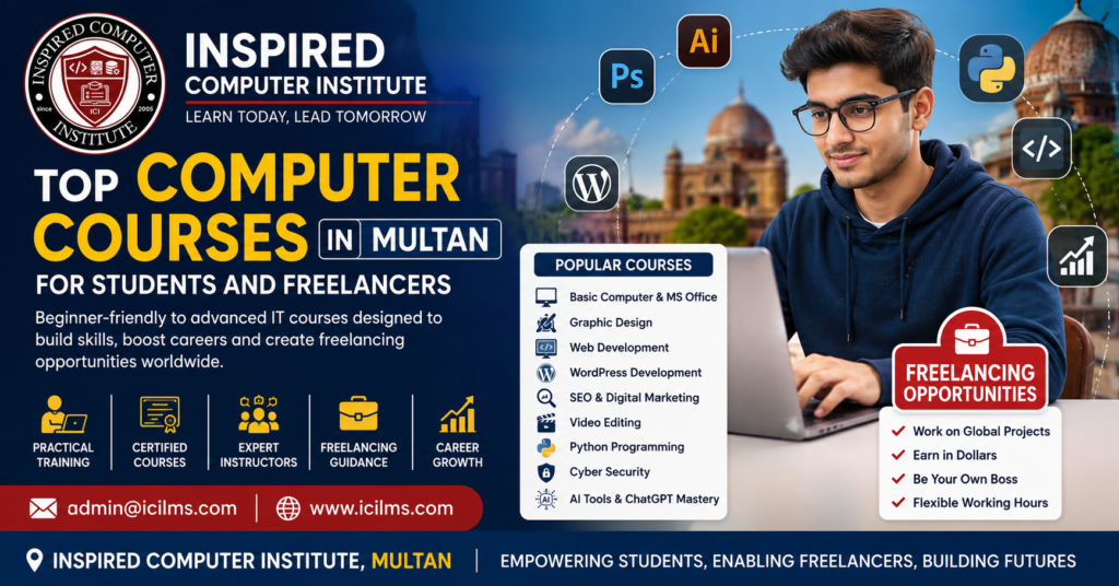 Top Computer Courses in Multan for Students and Freelancers