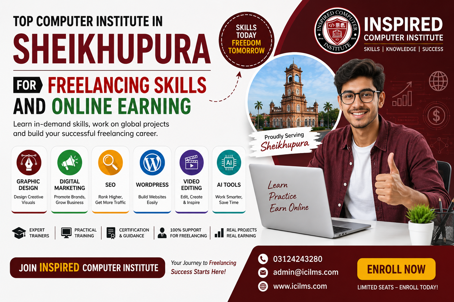 Top Computer Institute in Sheikhupura for Freelancing Skills and Online Earning