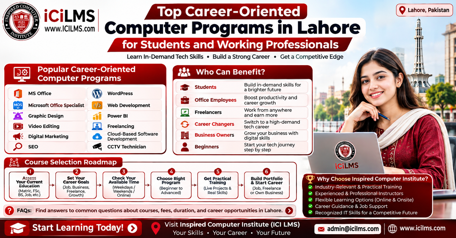 Top Career-Oriented Computer Programs in Lahore for Students and Working Professionals