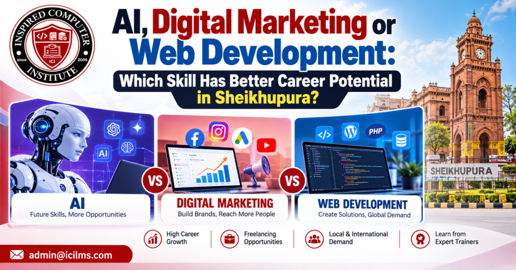 AI, Digital Marketing or Web Development