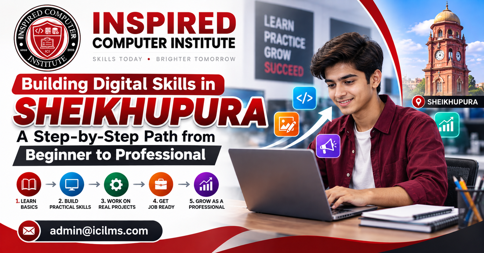 Building Digital Skills in Sheikhupura: A Step-by-Step Path from Beginner to Professional