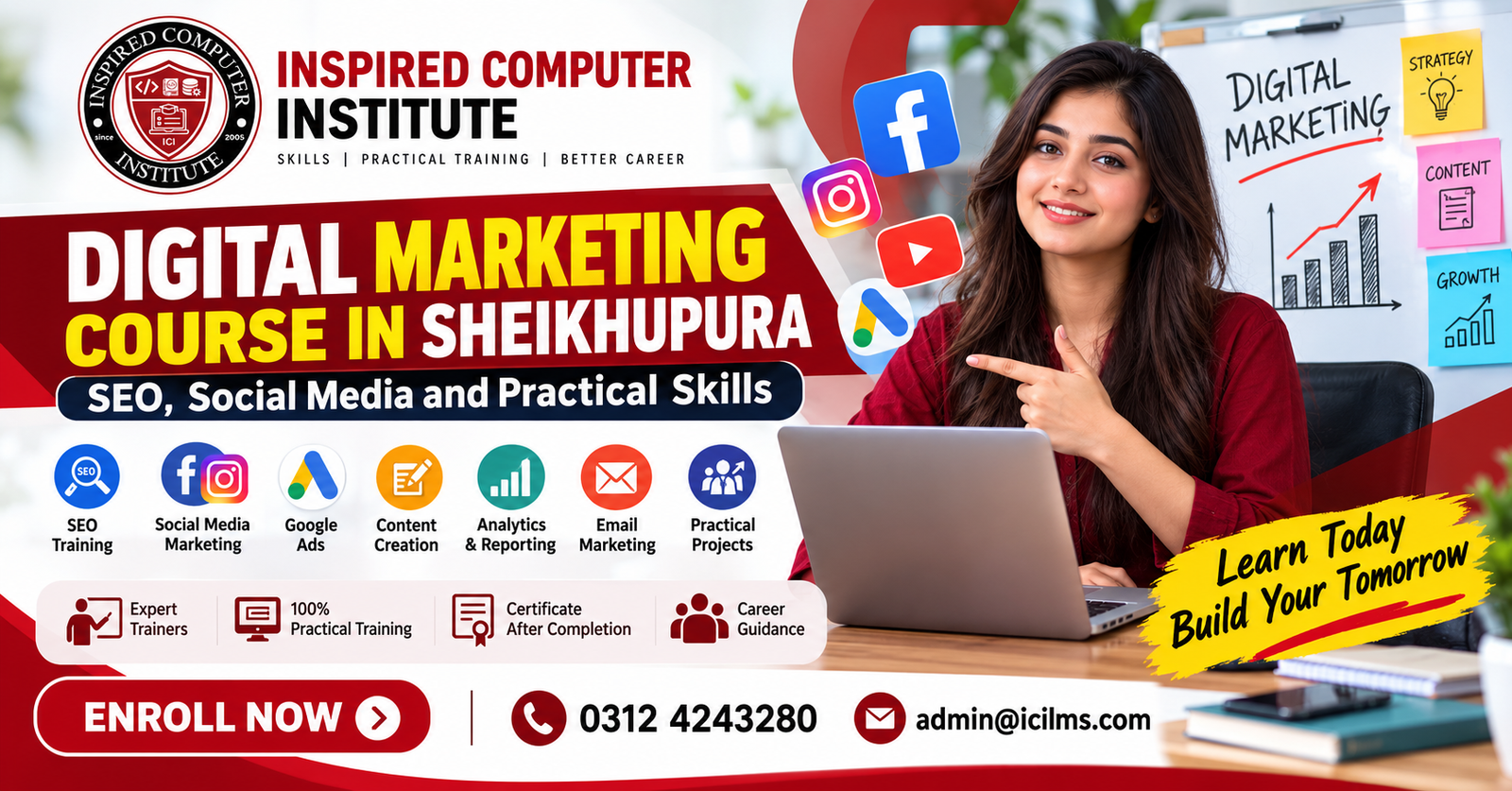 Digital Marketing Course in Sheikhupura: SEO, Social Media and Practical Skills