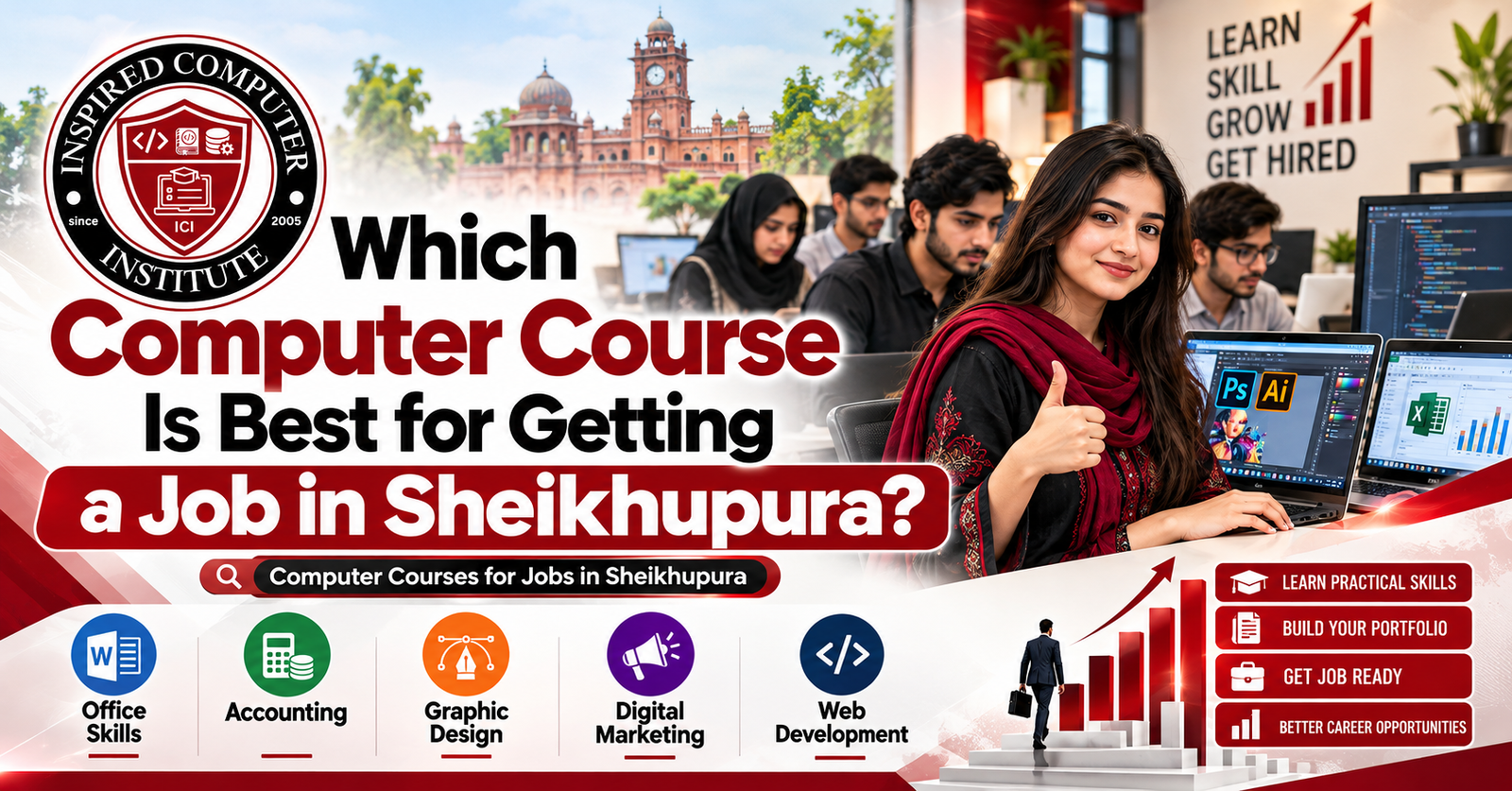 Which Computer Course Is Best for Getting a Job in Sheikhupura?